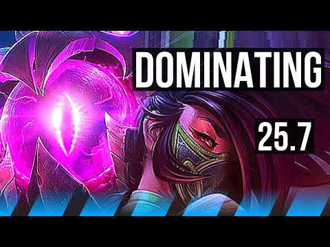 VEL'KOZ vs AKALI (MID) | Dominating | EUW Diamond | 25.7