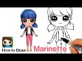 How to Draw Miraculous LadyBug Marinette Dupain-Cheng