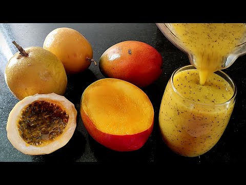Passion fruit and mango juice! A delicious source of vitamin A | Discover the benefits!