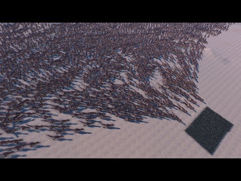 10000 MODERN SOLDIERS vs 50000 TREX - Ultimate Epic Battle Simulator