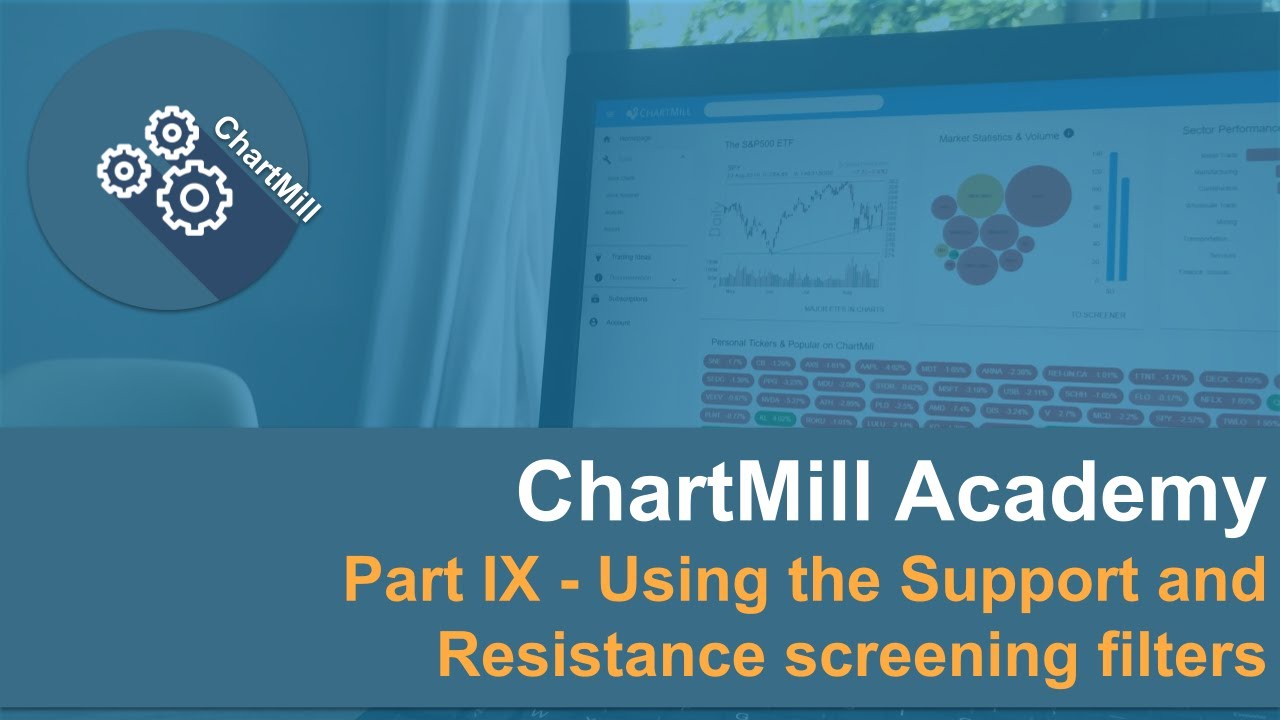 How to Use ChartMill part 9 Support and resistance filter capabilities