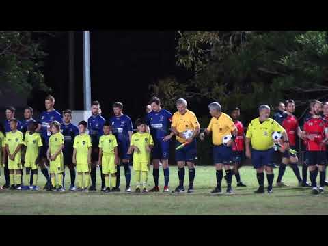Clairvaux FC - 2019 vs The Lakes  take to the field Honour with guard for the Premiers