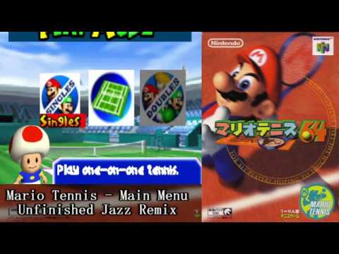 Mario Tennis - Main Menu [ Jazz Remix ]