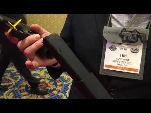 Kriss USA MagEx2 9mm  and 10mm Glock Pistol Magazine Extensions at SHOT Show 2019