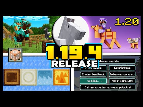 MINECRAFT 1.19.4 RELEASE - OUT!  FULL OFFICIAL VERSION WITH NEWS AND CHANGES!