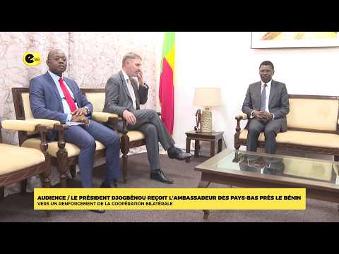 Audience / le président Djogbénou reçoit l'ambassadeur des Pays-Bas près le Bénin