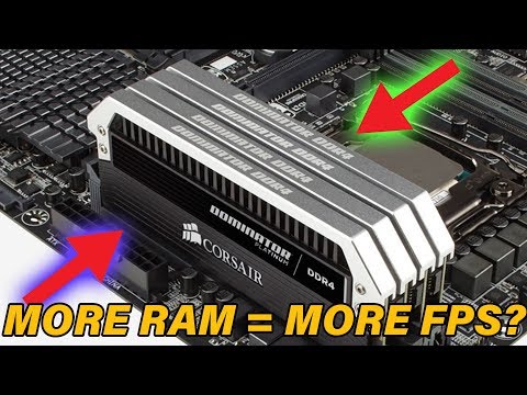 Part of a video titled Does More RAM Give You More FPS? - YouTube