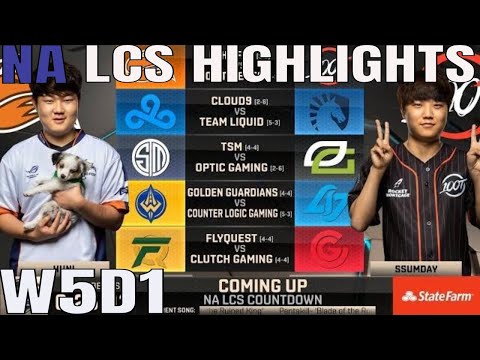 NA LCS Highlights ALL GAMES Week 5 Day 1 Full Day Highlights Summer 2018