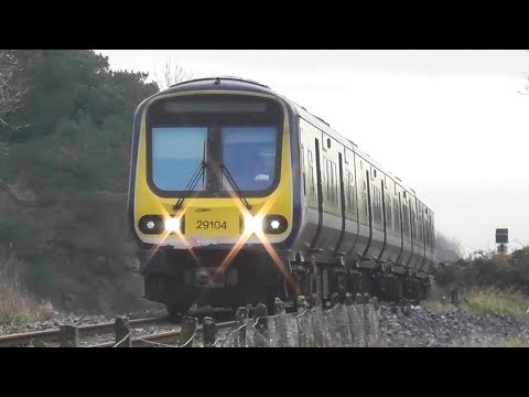 Irish Rail 29000 Class Commuter Train 29104 - Downs Bog, County Westmeath
