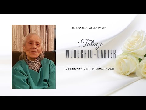 Tutogi Wongchiu-Carter Unveiling Service