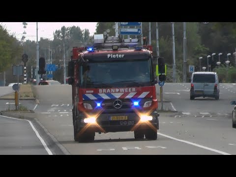 P1, Brandweer Amsterdam [TS 13-3431] naar melding openen deur in Amsterdam