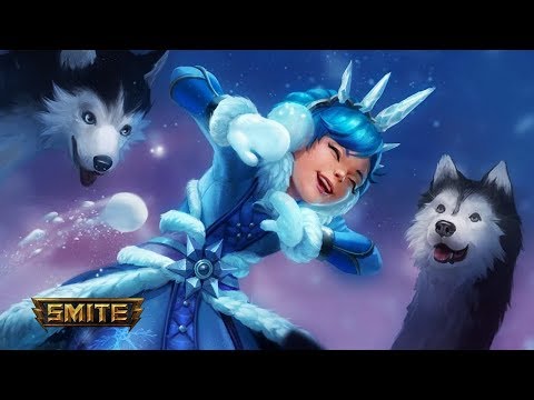 SMITE: Snow Day Scylla, Mid Gameplay - "Nine/Den Skin"
