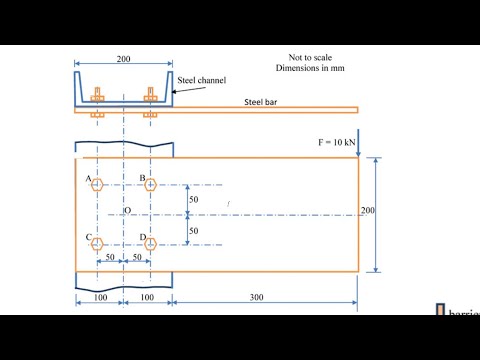 Mechanics of Materials | Bolted Connections | GATE 2020 | Solved example