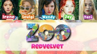 【日本語字幕/カナルビ】Zoo RedVelvet 레드벨벳