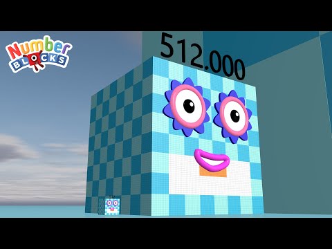 Looking for Numberblocks Step Squad NEW META 1 to 512,000,000 MILLION BIGGEST - Learn to Count