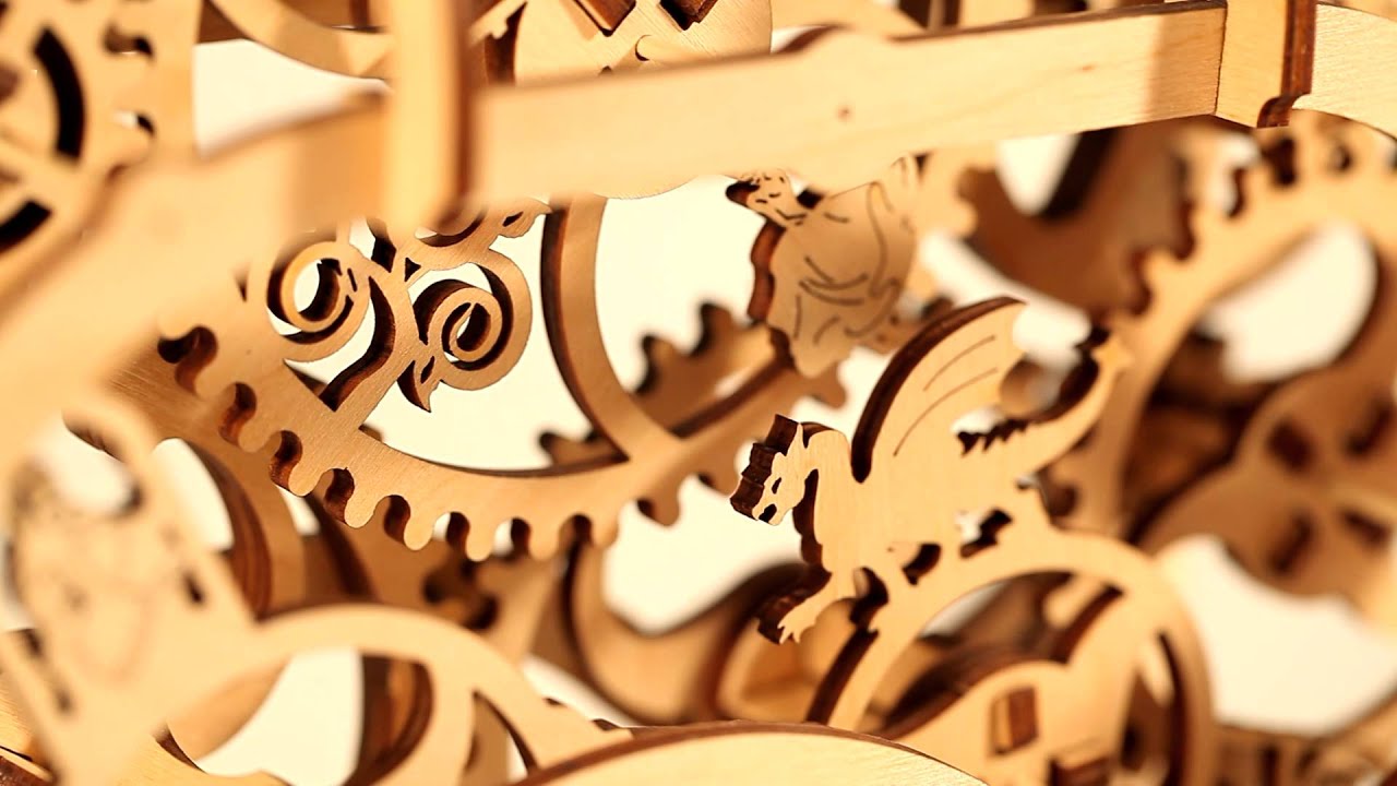 Ugears 3D drevené mechanické puzzle divadlo