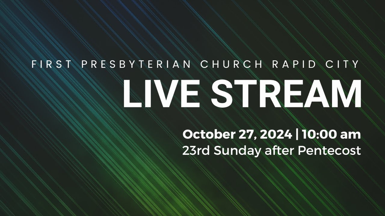 October 27, 2024 | 10:00 am | 23rd Sunday after Pentecost
