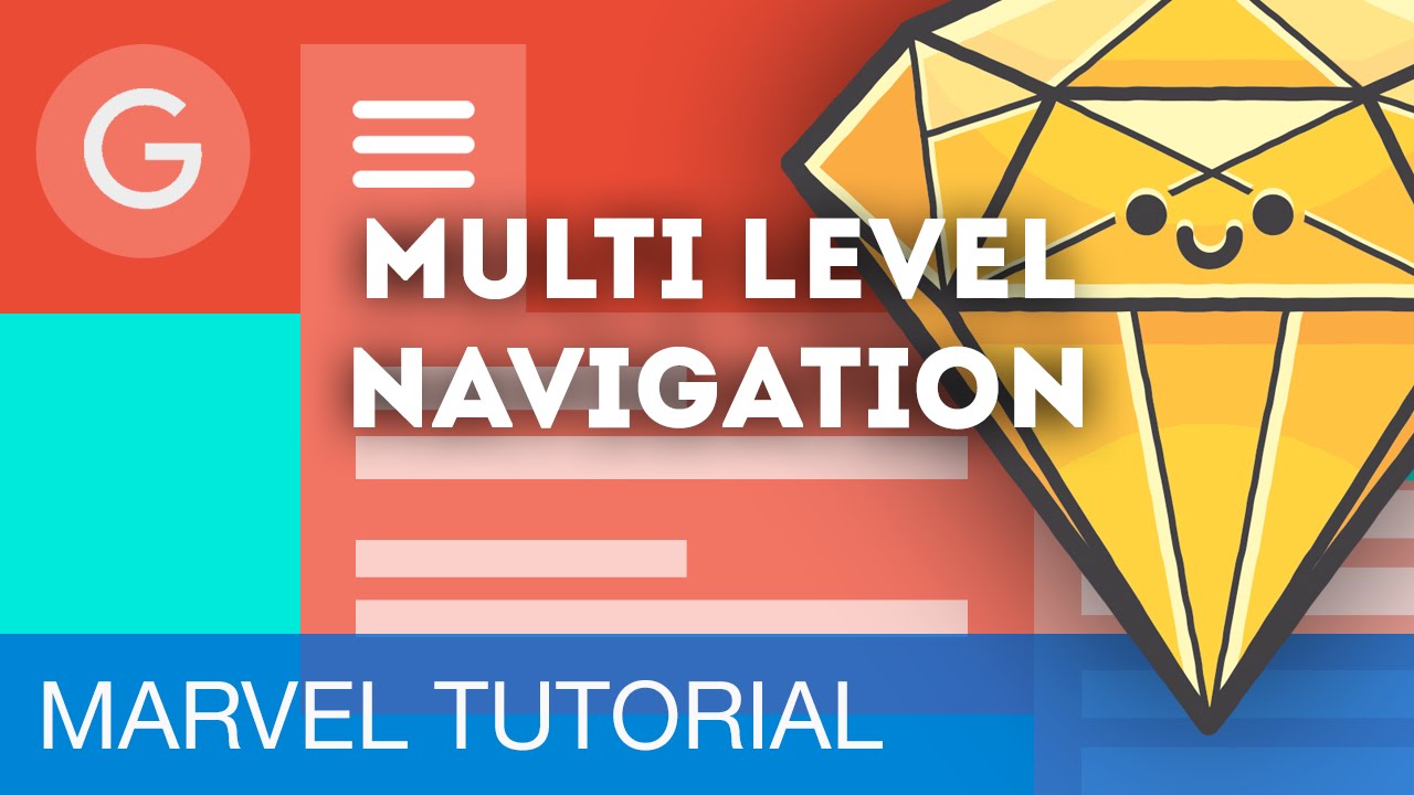 Multi-Level Dropdown Navigation • Prototyping with Marvel (Tutorial)