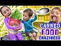 LEXI LOVES CANNED FOODS + Mouthguard, Funny Upside Faces & Food Coloring Mess FUNnel Vision