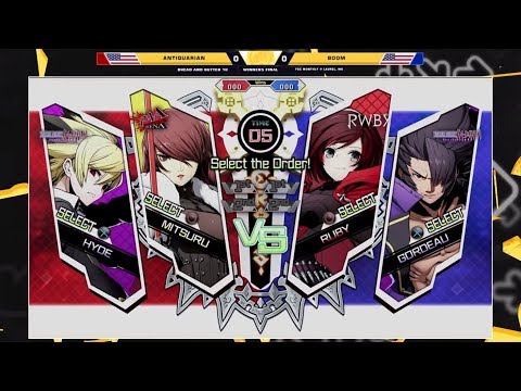 BnB 10 BBTAG - Antiquarian Vs. boom - BlazBlue: Cross Tag Battle Winners Finals