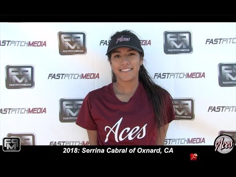 2018 Serrina Cabral Shortstop and Second Base Softball Skills Video - Aces