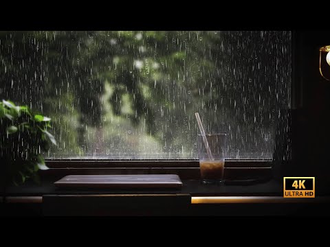 🔴 Rain and Thunder Sounds 24/7 - Dark Screen | Thunderstorm for Sleeping - Pure Relaxing Vibes