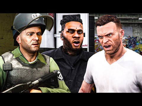 GTA V: 'The Big Score Heist' Mission RTX 4090 Walkthrough - Ultra Graphics Gameplay PART 59 [4K]