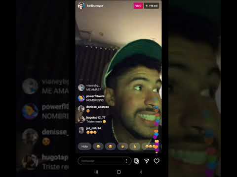 Unreleased Live Instsgram Bad Bunny - Pa' Romperla ft. Don Omar