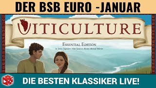 Euro Klassiker Januar: Viticulture - Live Let's Play