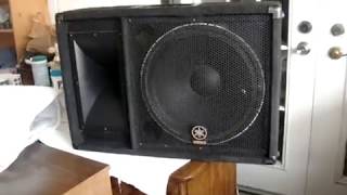 Video thumbnail for YAMAHA SM15V Speaker how SOUND music loud by Tim Kora