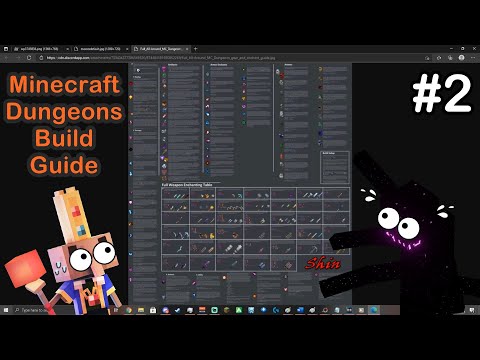Insane Weapon Enchant Combos! Minecraft Dungeons Guide