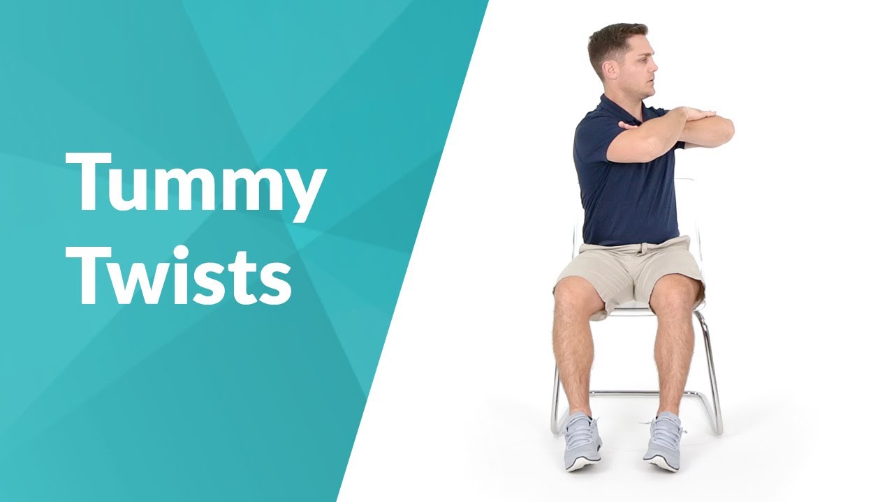Seated Abdominal Twist Exercise - YouTube