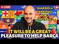 🚨URGENT! GUARDIOLA JUST PARALYZED WORLD FOOTBALL BY ANNOUNCING THIS BOMB! BARCELONA NEWS TODAY!
