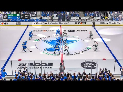 St Louis Blues vs Minnesota Wild 10/9/2025 NHL 26 Gameplay