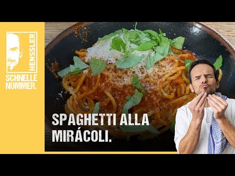 Quick Spaghetti alla Mirácoli recipe by Steffen Henssler
