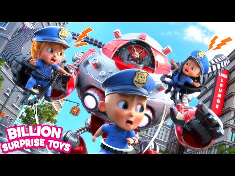 Flare Unleashes Robot Chaos! City in Panic! BST Superheroes |  | Team Rescue Ep.