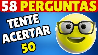 Tente ACERTAR 50 PERGUNTAS neste QUIZ DE CONHECIMENTOS GERAIS | NÍVEL MÉDIO