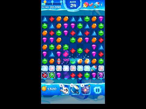 Jewel Pop Mania:Match 3 Puzzle Level 67 ( Jewel Ice Episode ) - Walkthrough ( No Booster )