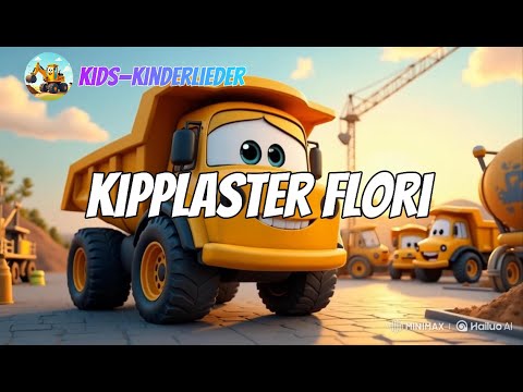 Baustellen Lied - Kipplaster Flori rollt los 🚛🎶 | Das lustige Kinderlied zum Mitsingen!
