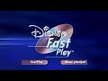 Disney S FastPlay Menu Latin Spanish