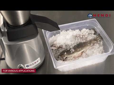 Professionele ijsvergruizer elektrisch - 120kilo per uur