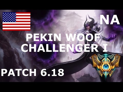 15 - PEKIN WOOF as SYNDRA (mid) VS. CASSIOPEIA | CHALLENGER | SEASON 6 | RANKED
