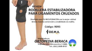 Tutorial Cómo colocar Rodillera para Ligamentos Cruzados