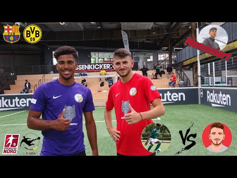 TIKTOK BATTLE - DerSpielmacher vs Julivan Rodriguez ⚽️🔥 mit Hoffenheim Torwart U23 😱