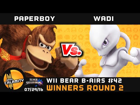 WBB #42 - Paperboy (DK) vs WaDi (Mewtwo) - Winners Round 2 - Smash Wii U
