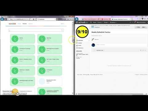 Completing Weekly Noredink Practice