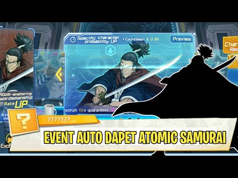 GACHA 80 TIKET REKRUT ARAHAN ATOMIC SAMURAI -  One Punch Man The Strongest