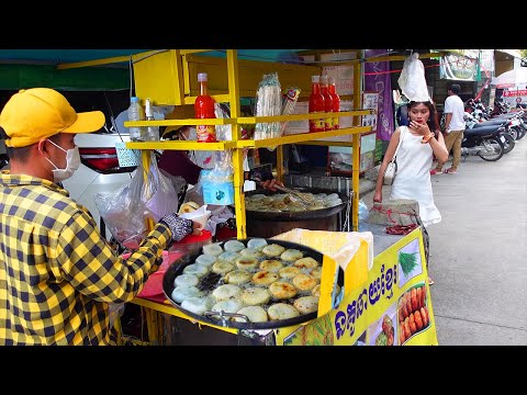 Garlic Chive Cake BEST SNACK - Crispy & Spicy - Street Food