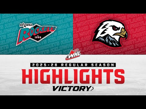 Kelowna Rockets at Portland Winterhawks 01/10 | WHL Highlights 2025-26