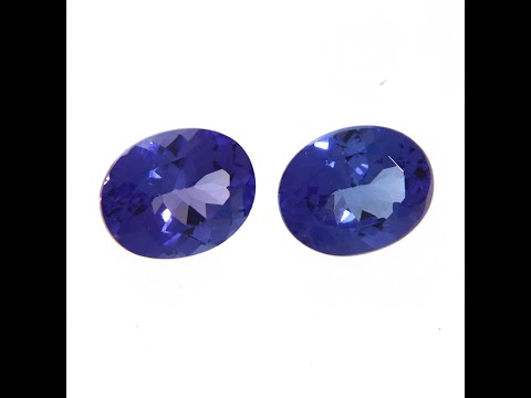 Pereche Pietre pentru Montura Tanzanite Naturale